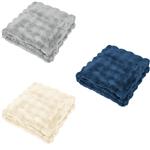 HH7068B Faux Fur rPET Bubble Blanket